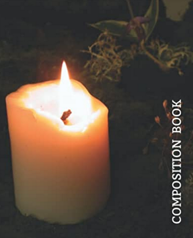 Candlelit Forest College Ruled Notebook