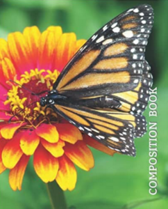 Monarch Butterfly College Ruled Notebook