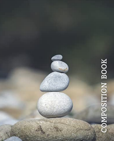 Balance Stones College Ruled Notebook