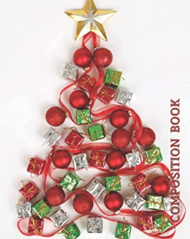 Christmas Tree of Gifts College Ruled Notebook