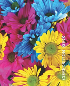 Colorful Daisies College Ruled Notebook