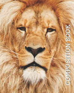 Lion College Ruled Notebook