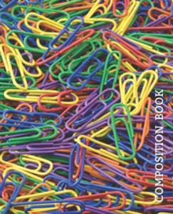 Paperclip Pile College Ruled Notebook