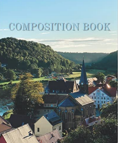 Village by River College Ruled Notebook