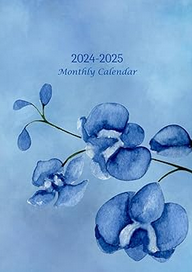 Blue Orchid Monthly Planner