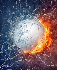 Clash of the Elements Volleyball Composition Book