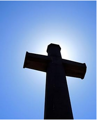 Cross Monument in Sunlight Composition Book